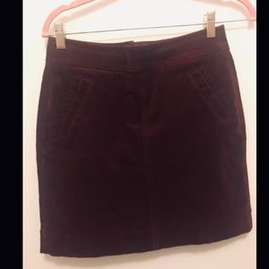 Corduroy skirt